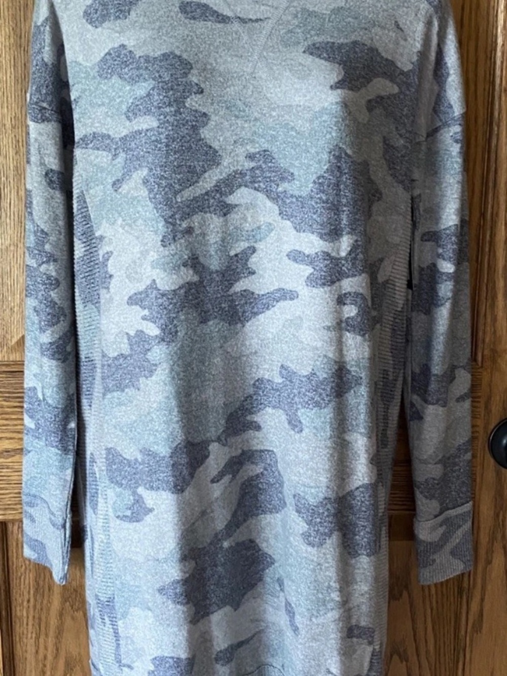 NWT Lucky Brand Women’s Camo Cloud Soft Dress Long Sleeve Size Small